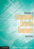 Principles of Contemporary Corporate Governance (4th Edition)