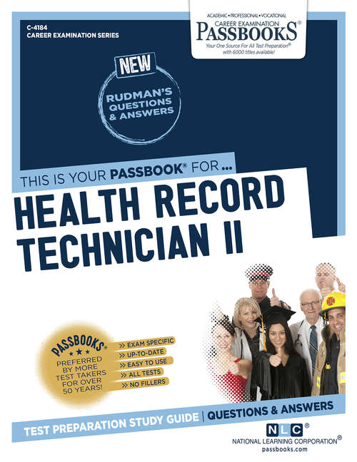 Book cover of Health Record Technician II: Passbooks Study Guide (Career Examination Series)