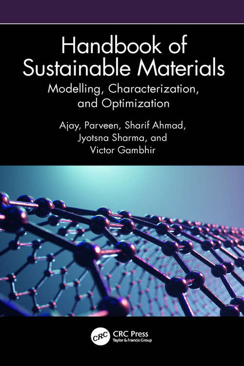 Book cover of Handbook of Sustainable Materials: Modelling, Characterization, And Optimization