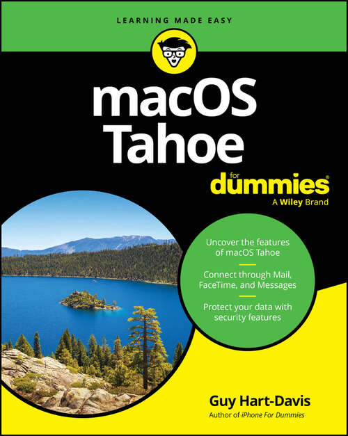 Book cover of macOS Tahoe For Dummies