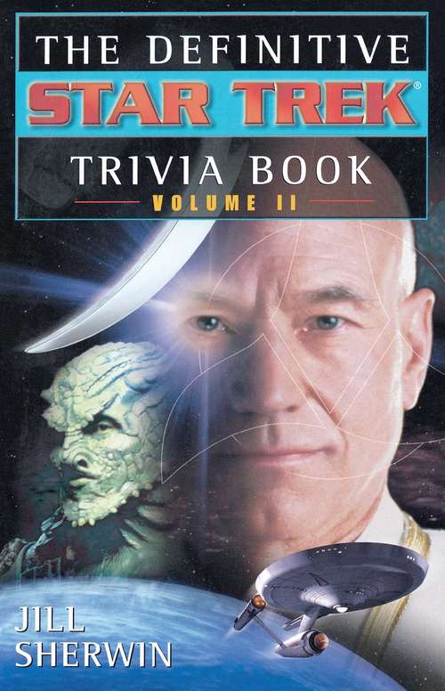 Book cover of The Definitive Star Trek Trivia Book, Volume II