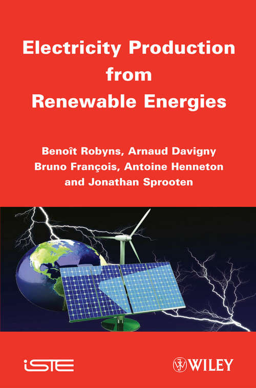 Book cover of Electricity Production from Renewables Energies