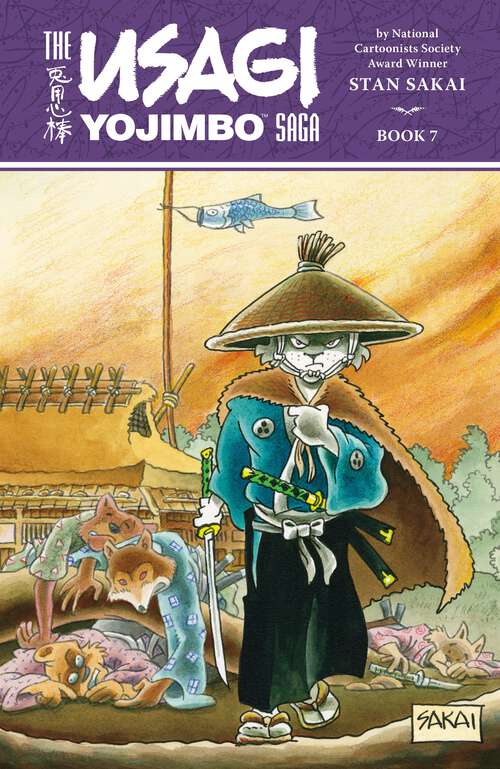 Book cover of Usagi Yojimbo Saga Vol 7