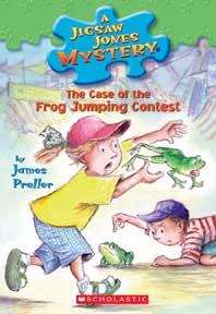 Book cover of The Case of the Frog-Jumping Contest (Jigsaw Jones Mystery #27)